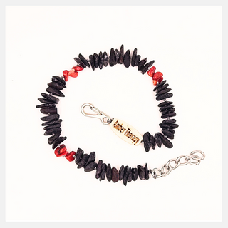 Extra Large Dog Cherry Amber & Red Sea Coral Collar