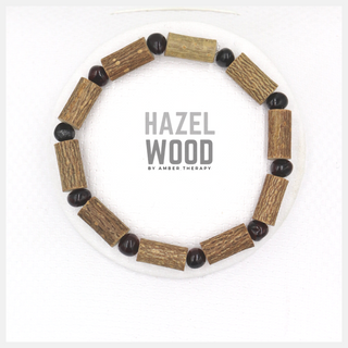 Adult Cherry Amber & Hazelwood Bracelet