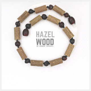 Adult Cherry Amber & Hazelwood Anklet