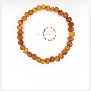 Adult Raw Toffee Amber Bracelet