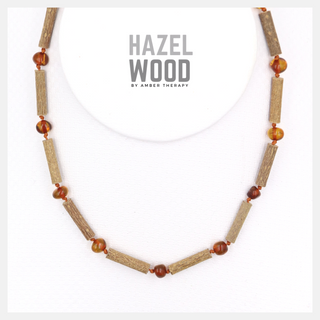 Child Toffee Amber & Hazelwood Necklace