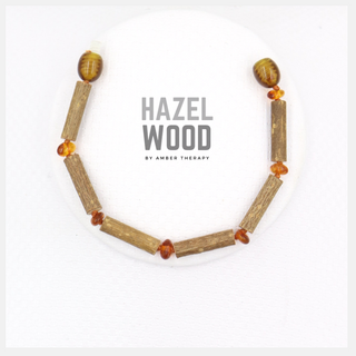 Child Toffee Amber & Hazelwood Anklet