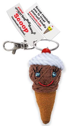Scoop String Doll Keychain