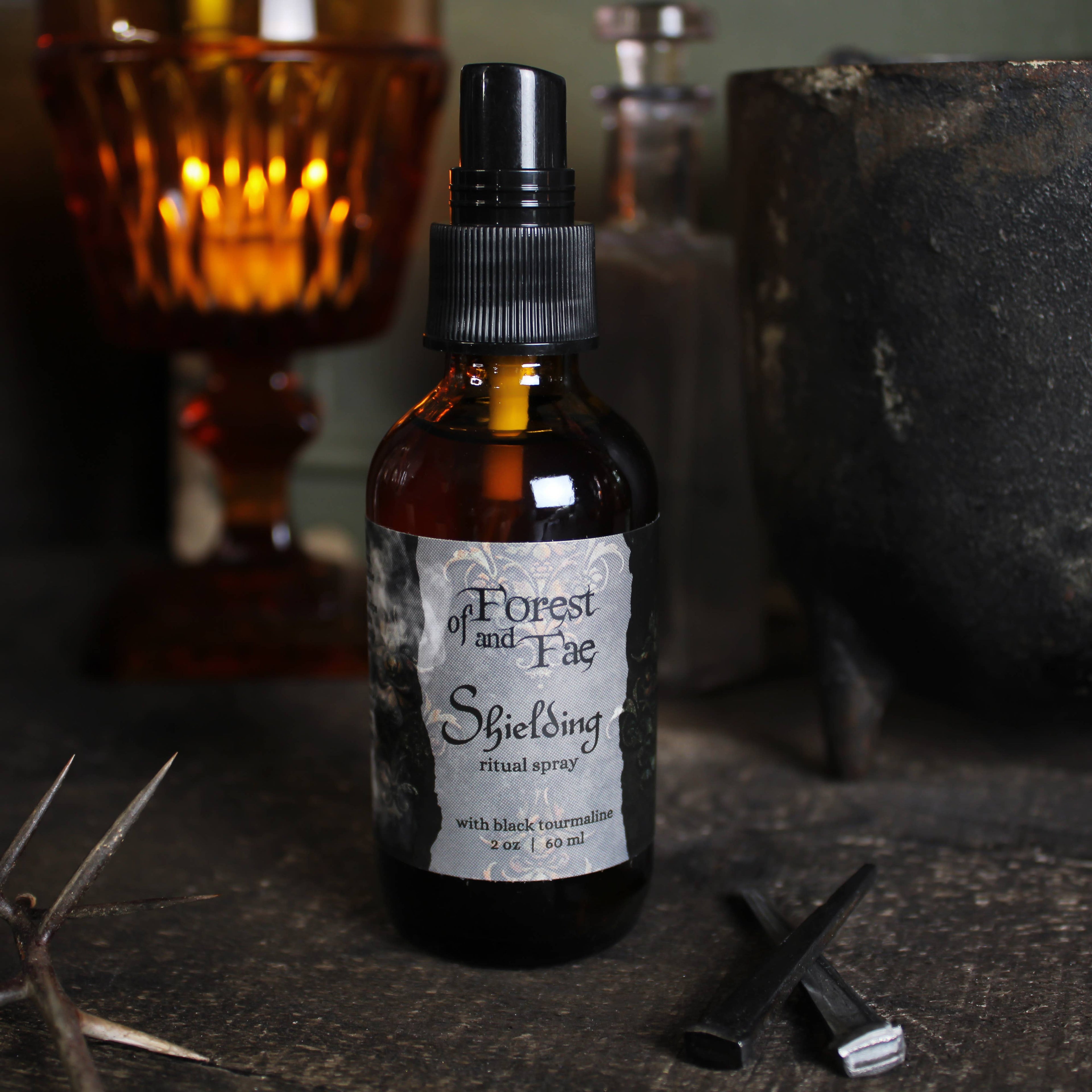 Shielding Ritual Spray • Crystal Infused • Witchcraft