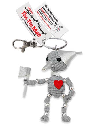 The Tin Man String Doll Keychain