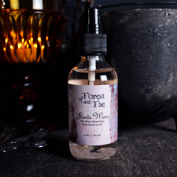 Herb Infused Florida Water • Crystal Infused • Witchcraft