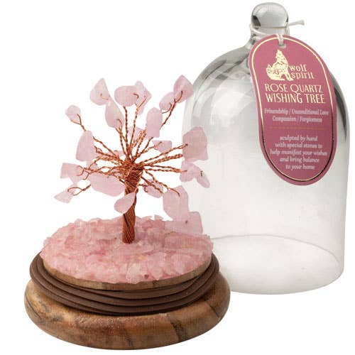 GEMSTONE TREES IN A GLASS DOME: 7 CHAKRA