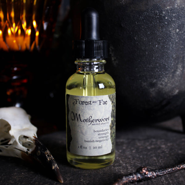 Motherwort Sacred Altar Oil • Ritual Oil • Empath Protection