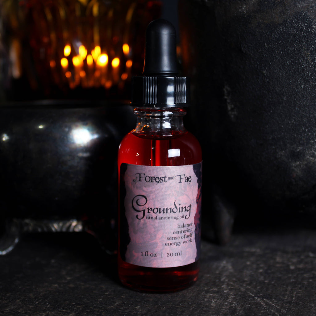 Grounding Oil • Herb infused for energy work • Witchcraft