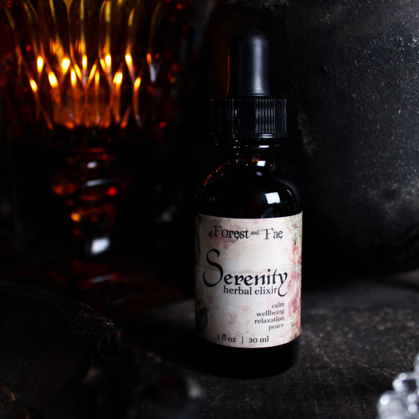 Serenity • Calming Elixir • Herbal Tincture for Peace