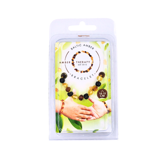 14-15cm Multi Amber Bracelet/Anklet (Packaged with an Informational Care Card)
