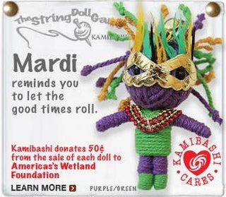 Mardi String Doll Keychain