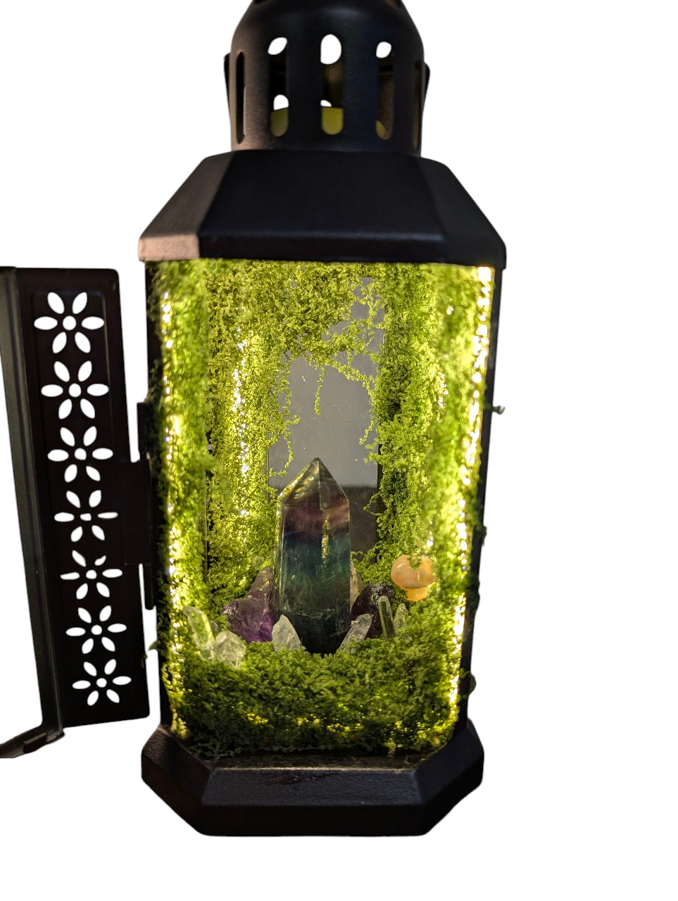 Crystal Harmony Lantern – One-of-a-Kind Artisan Piece
