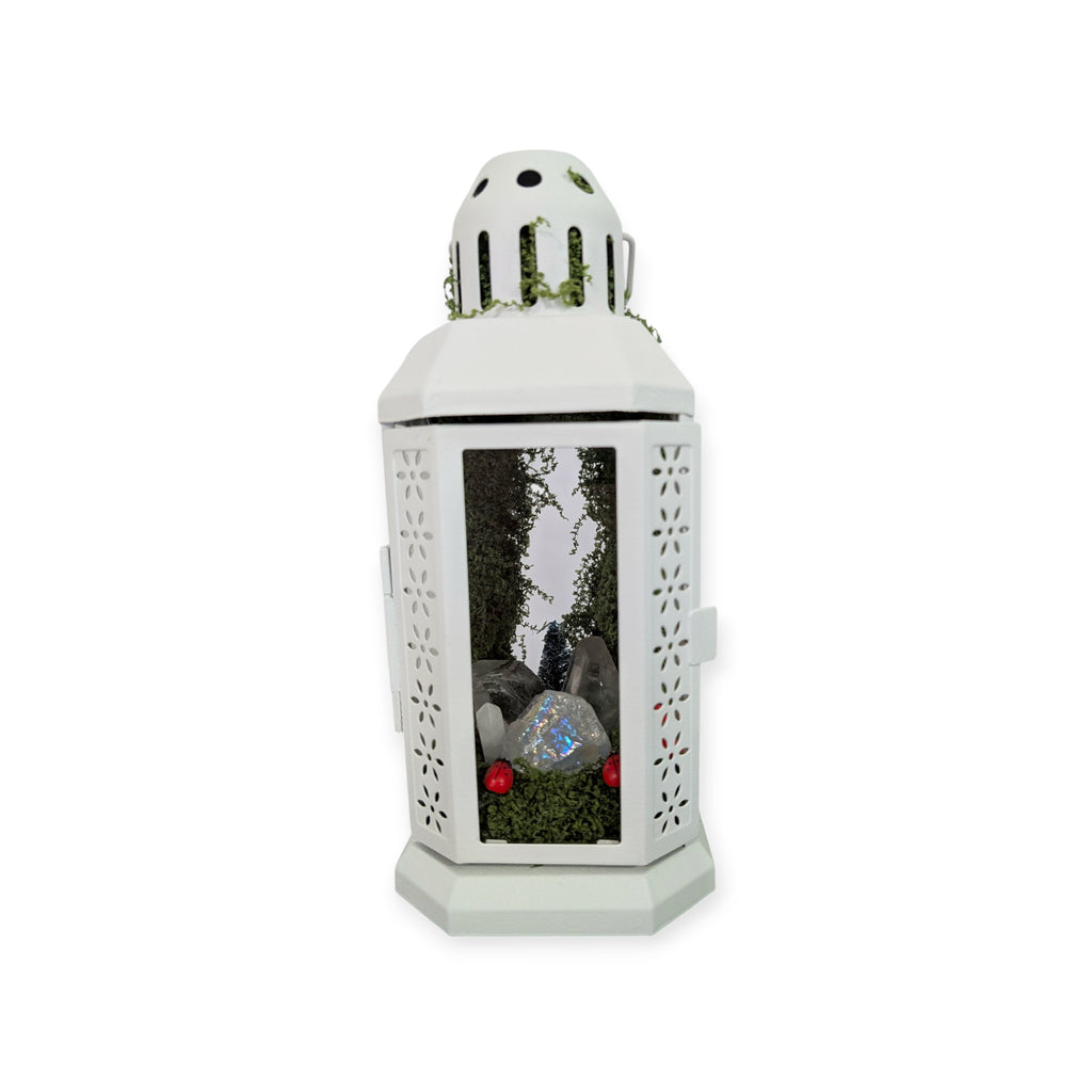 White Lady Bug Lantern/ Protection, Joy, and New Beginnings