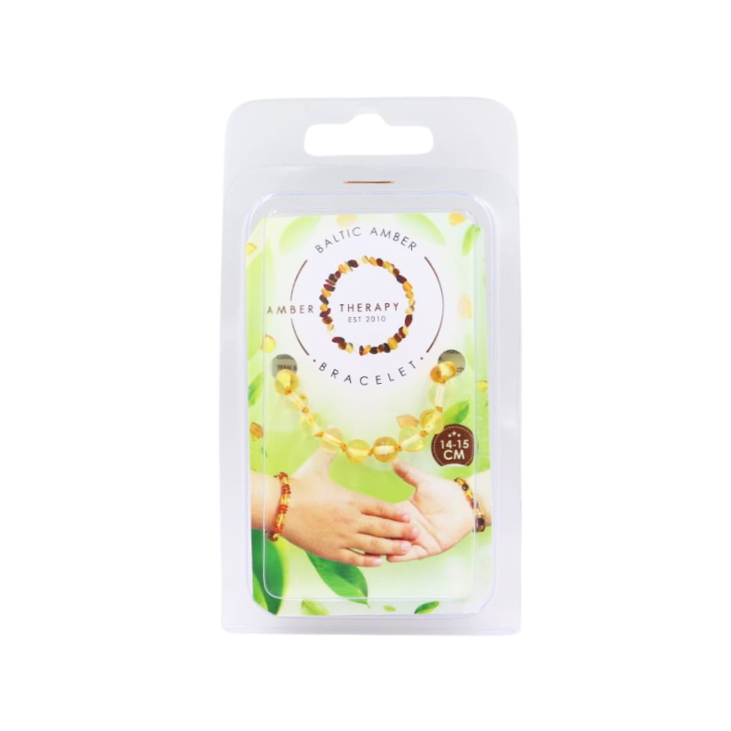 Child 14-15cm Honey Amber Bracelet/Anklet         (Amber Therapy)