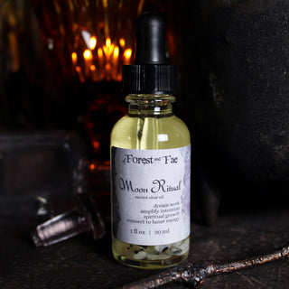 Moon Ritual • Sacred Altar Oil for Manifestation, Dream Work