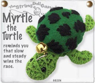 Myrtle the Turtle String Doll Keychain