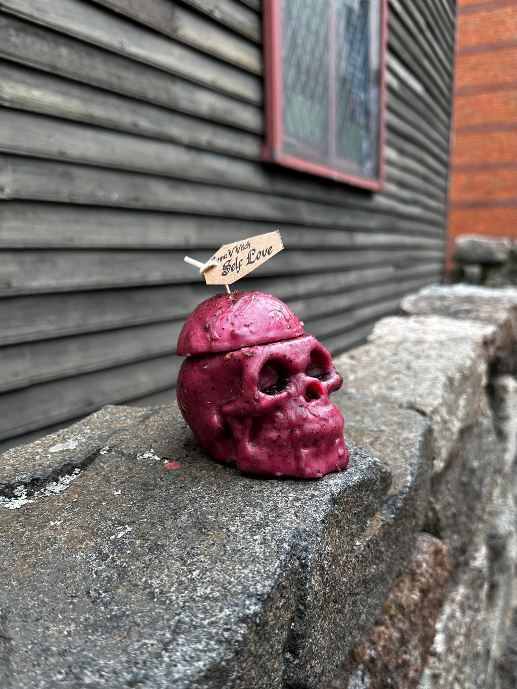 Dressed Thought Control Candles | Skull Candles | Witchcraft: Banishing / Large