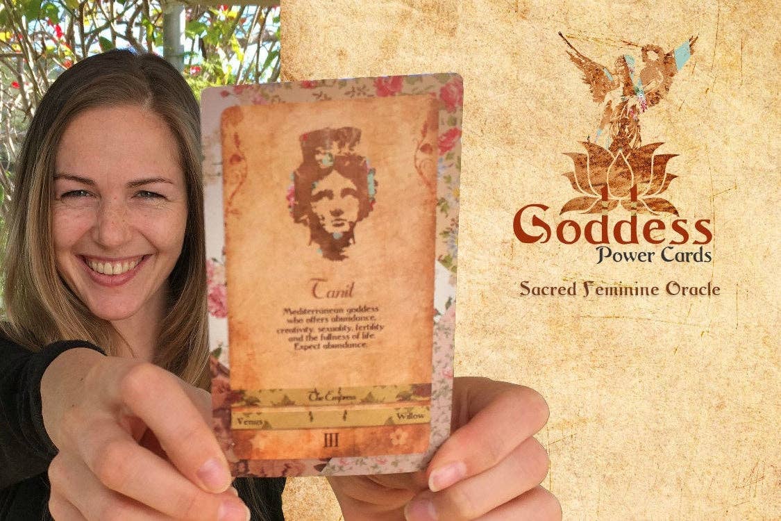 Tarot Deck - Goddess Power Cards - Major Arcana - Sacred Fem