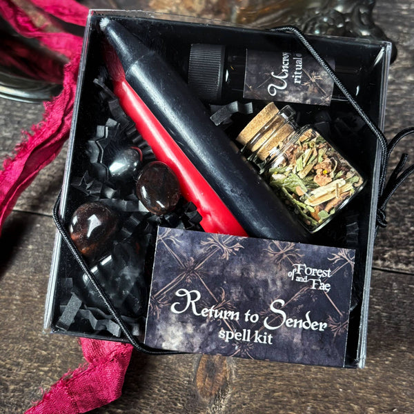 Return to Sender Spell Kit • Witchcraft Shielding