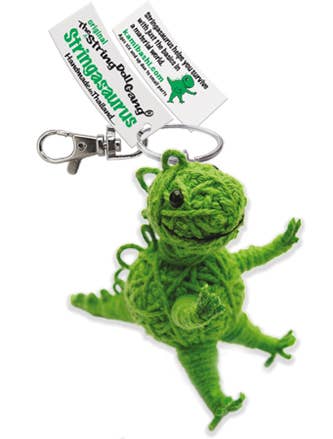 Stringasaurus String Doll Keychain
