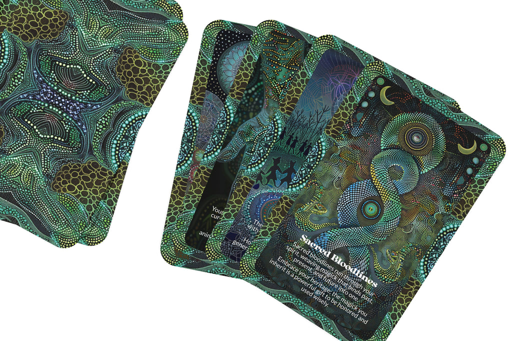 Witch Lines Ancestral Magick Oracle Deck – 22 Cards