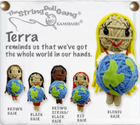 Terra String Doll Keychain (Brown)