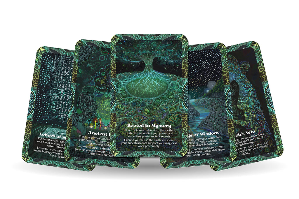 Witch Lines Ancestral Magick Oracle Deck – 22 Cards