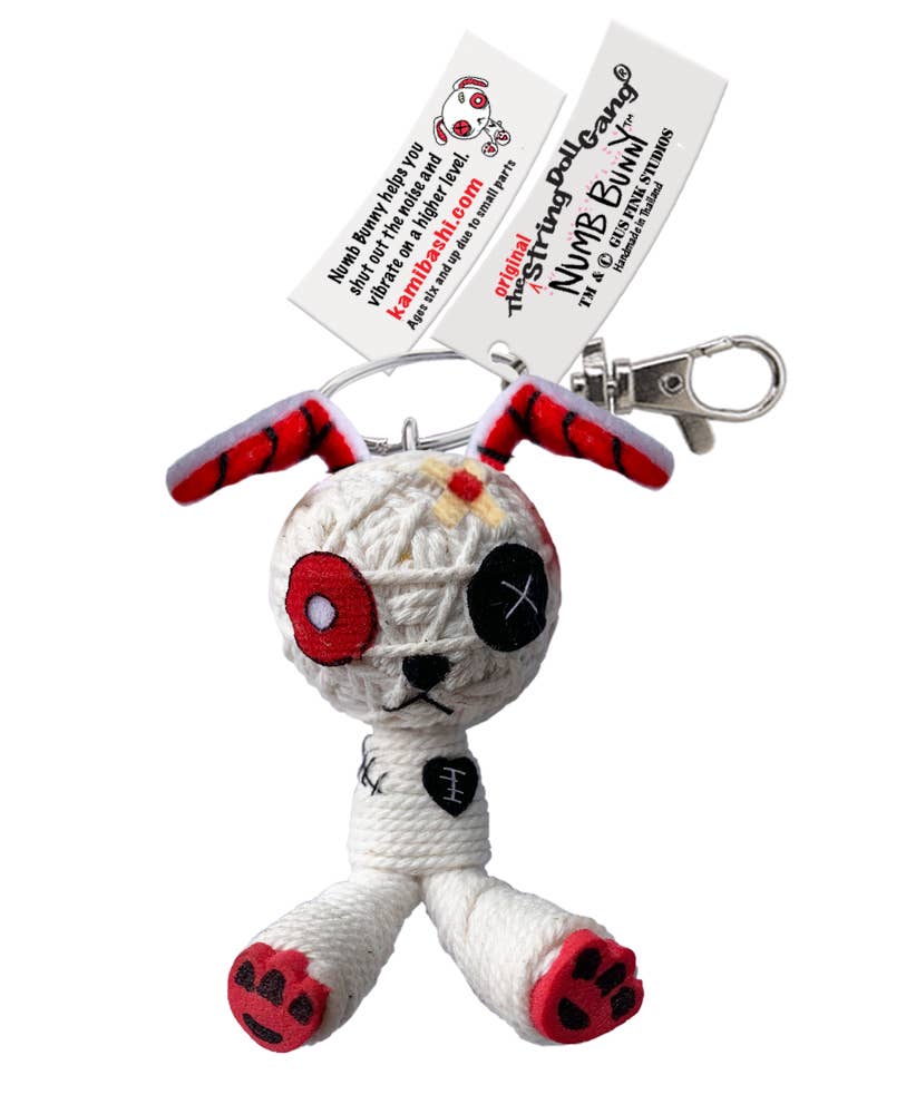 Numb Bunny String Doll Keychain