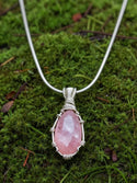 Ethereal Rose Crystal Pendant