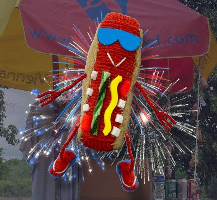 Dubin Dog String Doll Keychain