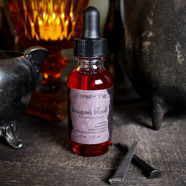 Dragon's Blood Ritual Anointing Oil • Altar Oil •Witchcraft
