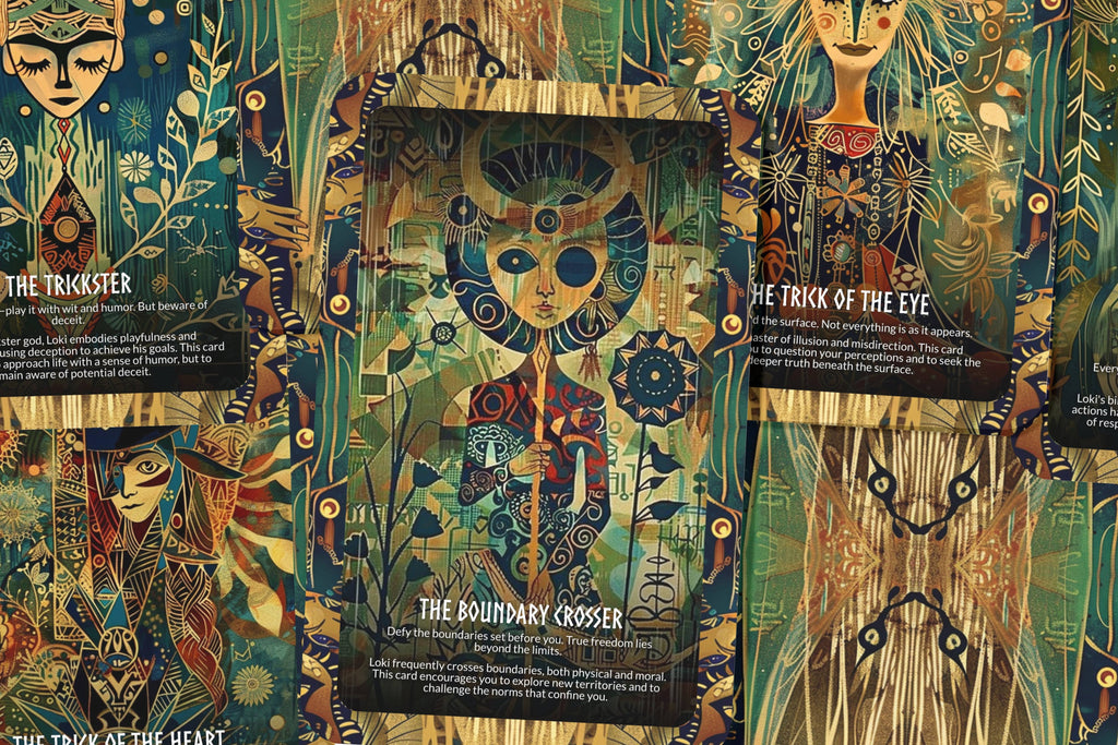 Loki - The Trickster's Path Oracle Deck Cards - Navigating the complexities and challenges with cunning and wit
