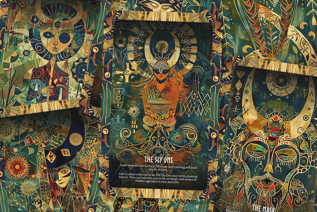 Loki - The Trickster's Path Oracle Deck Cards - Navigating the complexities and challenges with cunning and wit