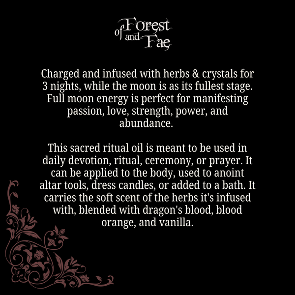 Attraction Ritual Oil • Witchy Love & Abundance Altar Oil