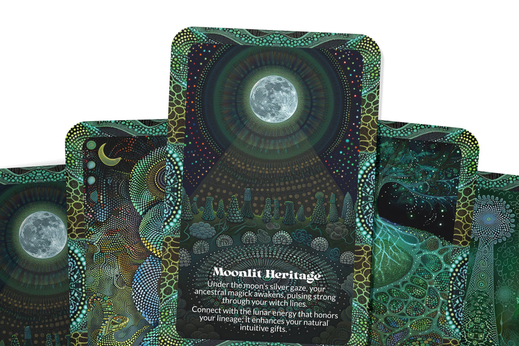 Witch Lines Ancestral Magick Oracle Deck – 22 Cards