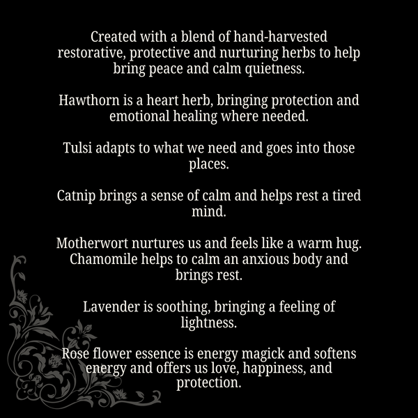 Serenity • Calming Elixir • Herbal Tincture for Peace