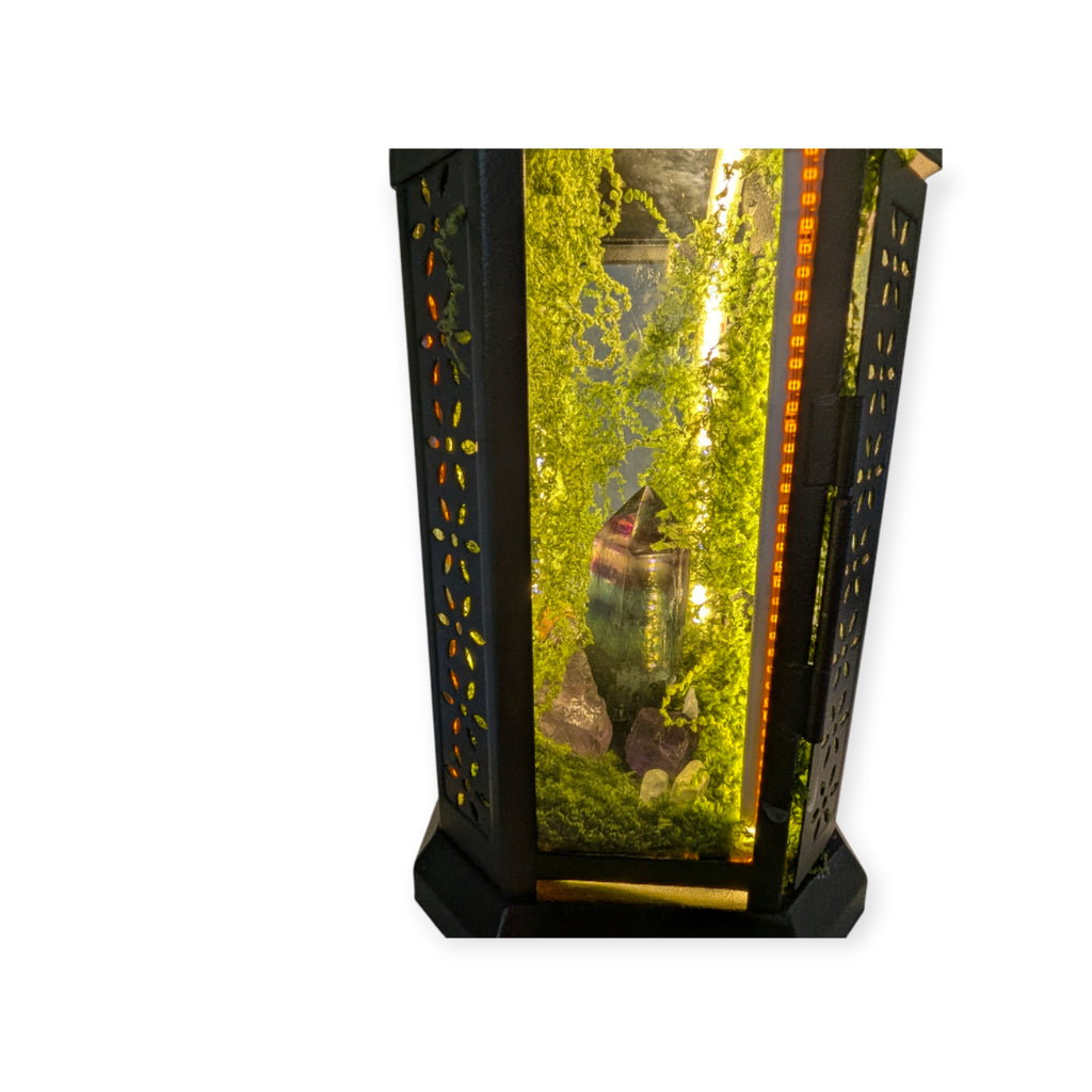 Crystal Harmony Lantern – One-of-a-Kind Artisan Piece