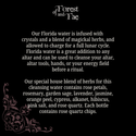 Herb Infused Florida Water • Crystal Infused • Witchcraft