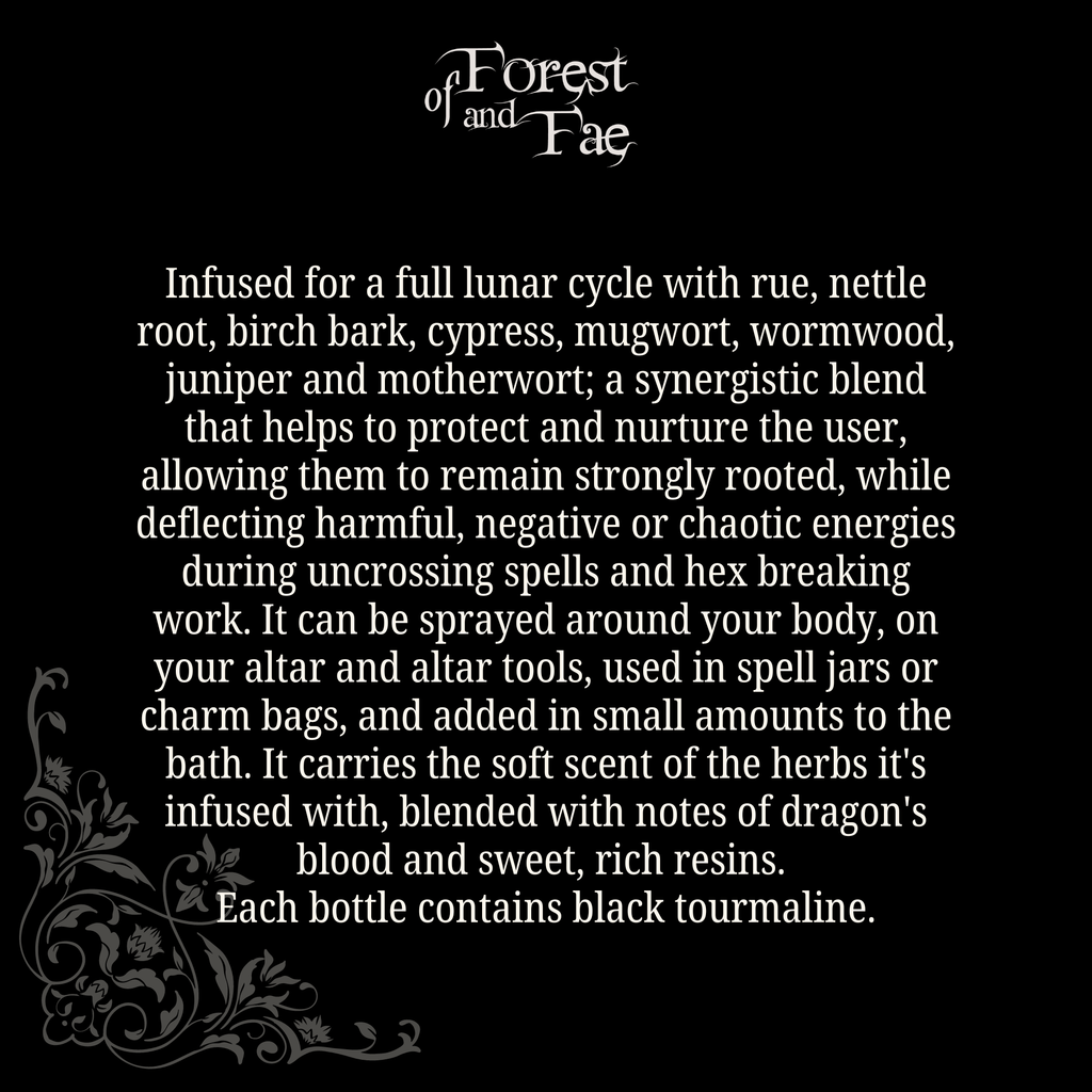 Uncrossing Hex Breaking Spray • Crystal Infused • Witchcraft