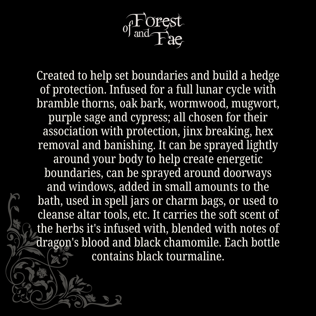 Shielding Ritual Spray • Crystal Infused • Witchcraft