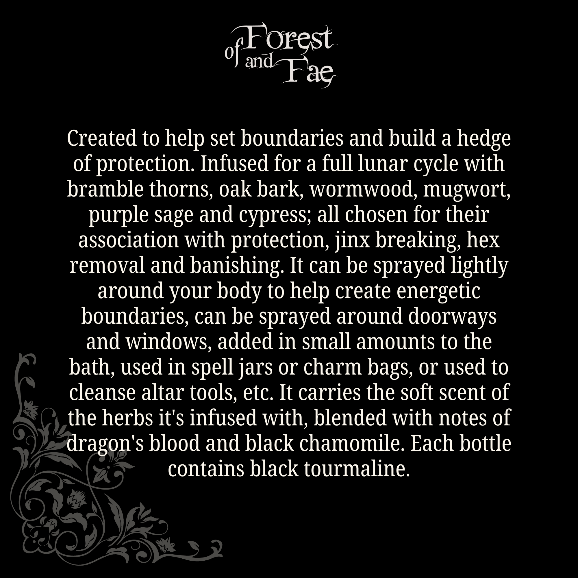 Shielding Ritual Spray • Crystal Infused • Witchcraft