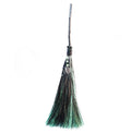 WITCH'S BROOM - ROUND BLACK & GREEN WITH GREEN AVEN