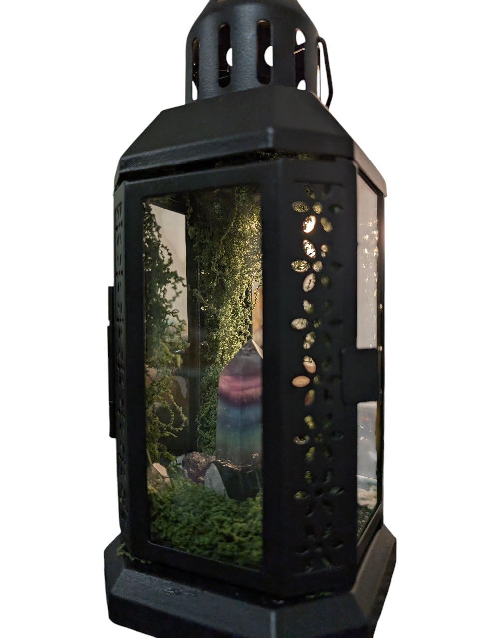 Crystal Harmony Lantern – One-of-a-Kind Artisan Piece