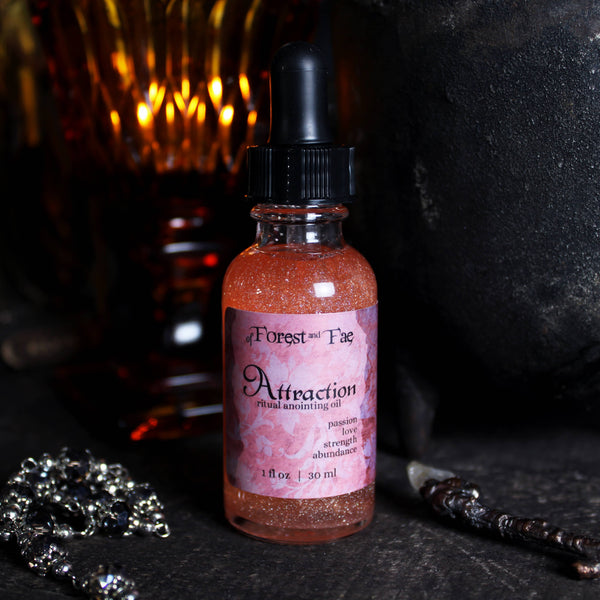 Attraction Ritual Oil • Witchy Love & Abundance Altar Oil