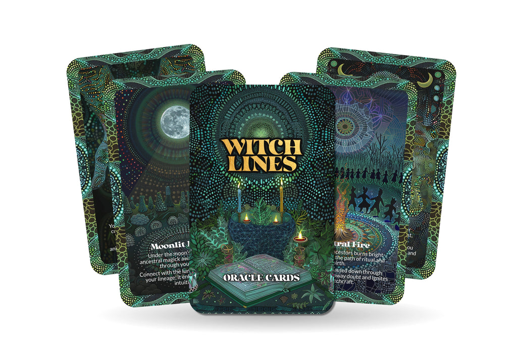 Witch Lines Ancestral Magick Oracle Deck – 22 Cards