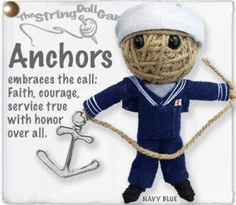 Anchors  String Doll Keychain