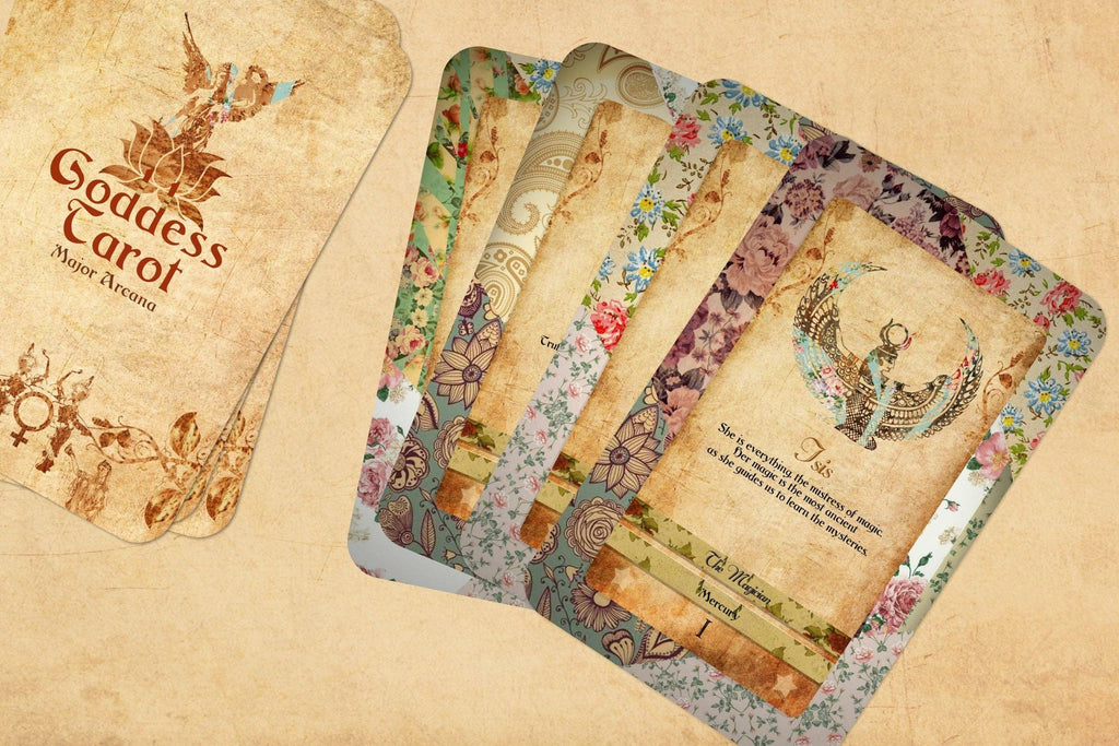 Tarot Deck - Goddess Power Cards - Major Arcana - Sacred Fem