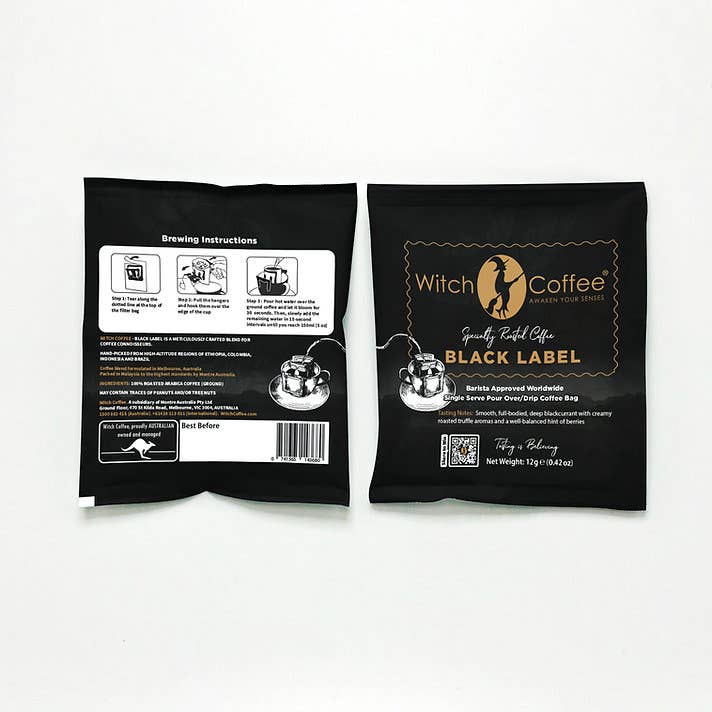 Witch Coffee - Black Label Single-Serve Drip Coffee Bags