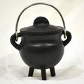 Cast Iron Cauldron W/Lid 3"H 2.75"D